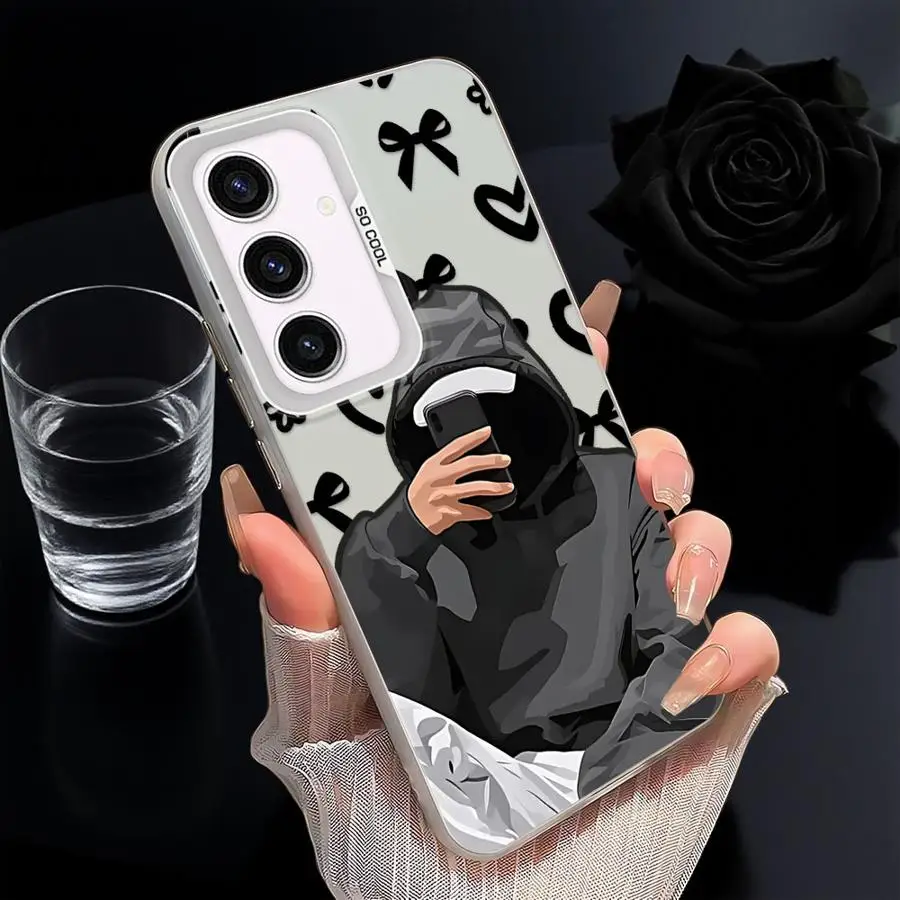 Funda para Xiaomi Poco X5 C50 X3 Pro F3 GT C51 F4 X3 NFC, funda trasera para teléfono, pareja de dibujos animados - imagen 2