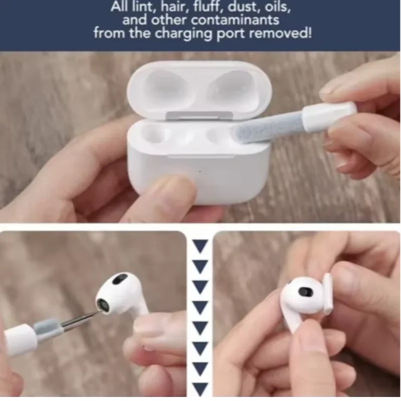 Masilla de limpieza creativa, Kit de limpieza creativo, cepillo de limpieza portátil práctico, herramienta de limpieza, reloj - imagen 3