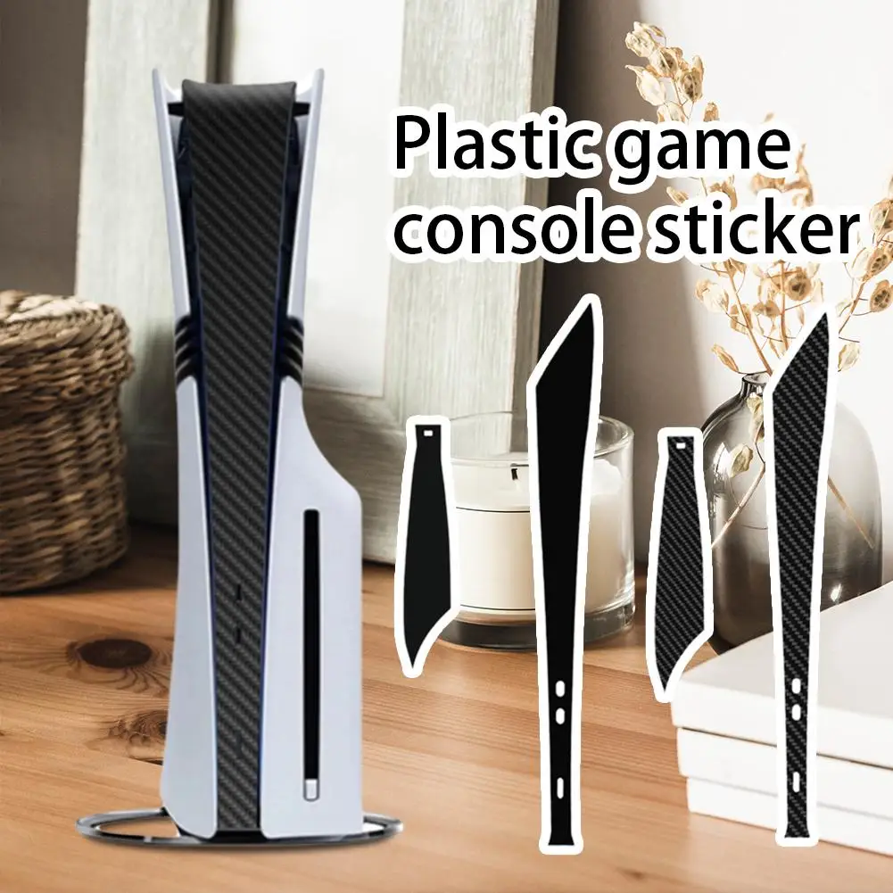 Accesorios recién llegados para consola PS5 Pro, pegatina de piel de vinilo PCV, pegatina protectora de piel media, calcomanías a prueba de polvo para PS5 - imagen 2