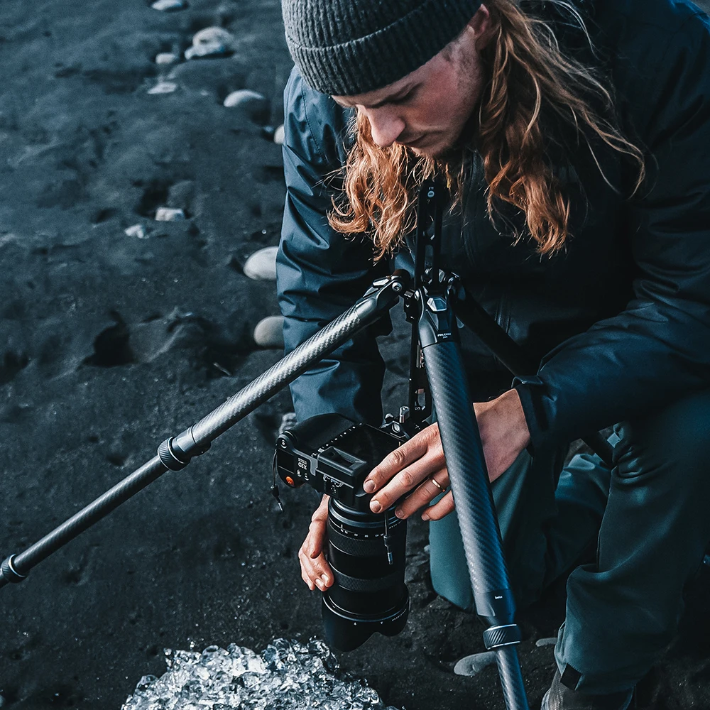 Ulanzi Falcam TreeRoot Quick Lock Travel Tripod M40 High Modulus Carbon Fiber Maximum Height 1552mm with F38 Pro Quick Release - imagen 3