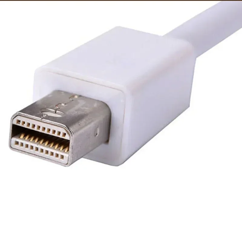 Cable adaptador de computadora estable y práctico, mini conectores de puerto de pantalla para oficina en casa, fácil de usar, línea sin función, D