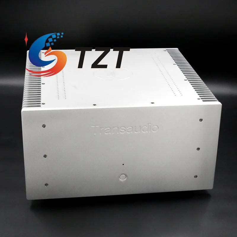 TZT Transaudio T9.4 450W/4Ω Clase AB Amplificador de potencia Amplificador de potencia de grado audiófilo (110V/220V Plata) - imagen 3