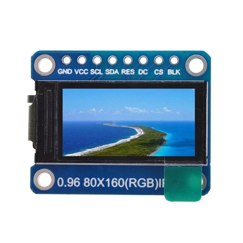 Pantalla TFT de 0,96, 1,3, 1,44, 1,8 pulgadas, IPS, 7P, SPI, HD 65K, módulo LCD a todo Color ST7735/ST7789, unidad IC 80x160, 240x240 (no OLED) - imagen 3