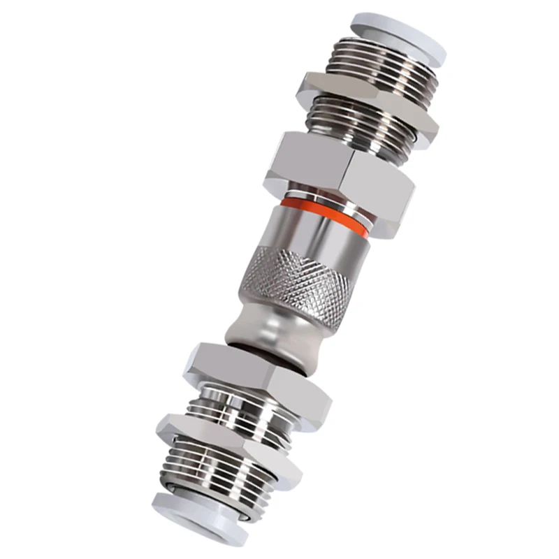 Conector rápido autoblocante marca AFR KK2P macho y tubo hembra KK2S tamaño 04 06 conector rápido KK2P-04H KK2S-06H KK2P-04E - imagen 5