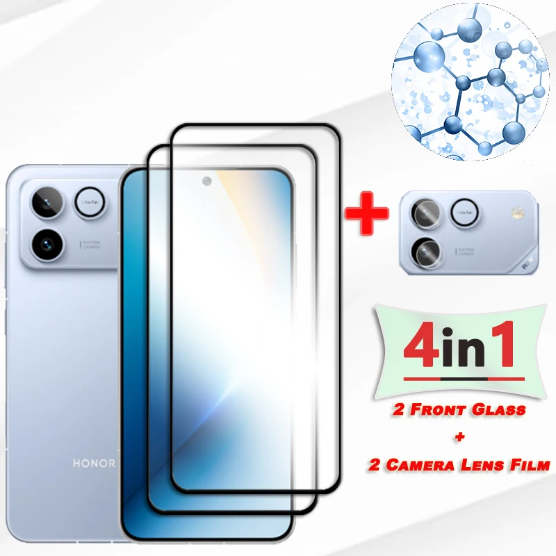 Pour Honor Win RT protecteur d'écran en verre pour Honor Win RT bord noir Film de protection protecteur d'objectif d'appareil photo pour Honor Win RT 5G