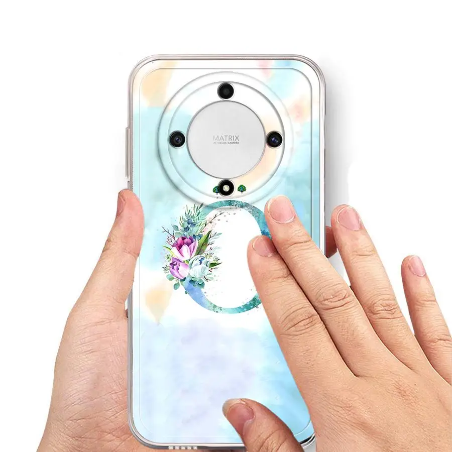 Funda de teléfono suave para Honor X8b X9b X7b Y9 Prime 2019 90 Lite X9a letras exquisitas P - imagen 3