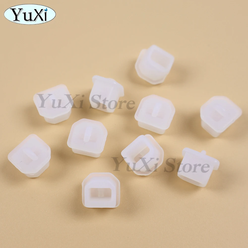 10Pcs Clear White