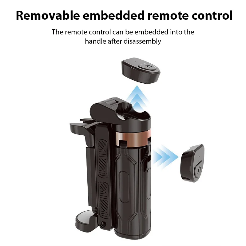 2025 nuevo palo de Selfie Bluetooth Ultra-mini Universal plegable viaje portátil piso teléfono móvil cuádruple rotación de 360 grados - imagen 5