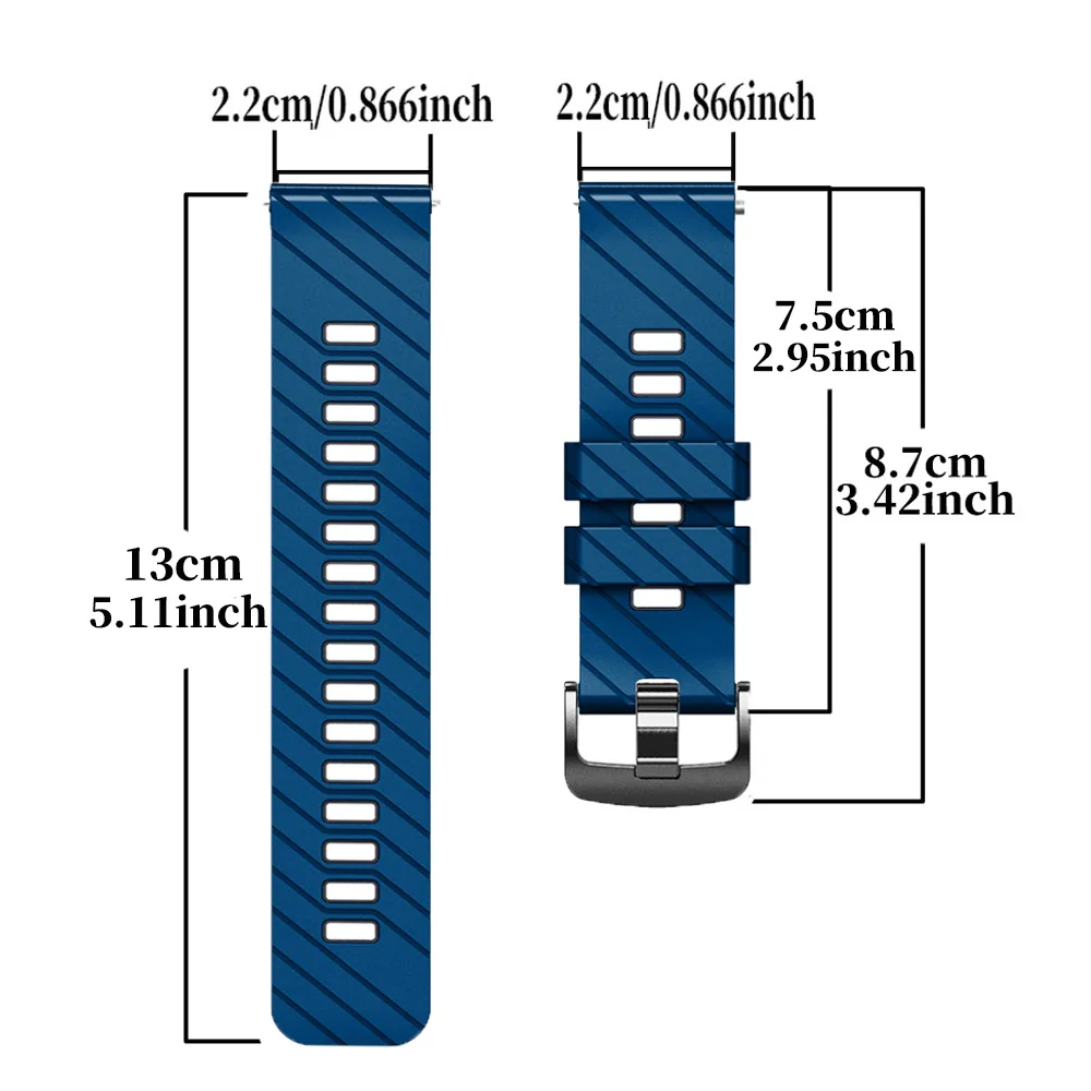 Correa de silicona de 22mm para Huawei Watch GT 6 GT5 GT4 GT3 GT2/GT6 /5Pro /Magic 2 pulsera de 46mm pulsera de reloj inteligente - imagen 3