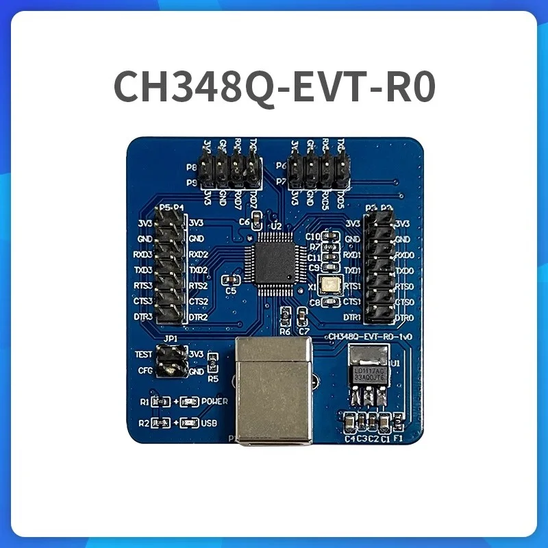 Módulo convertidor serie CH348Q USB de alta velocidad a 8 canales TTL