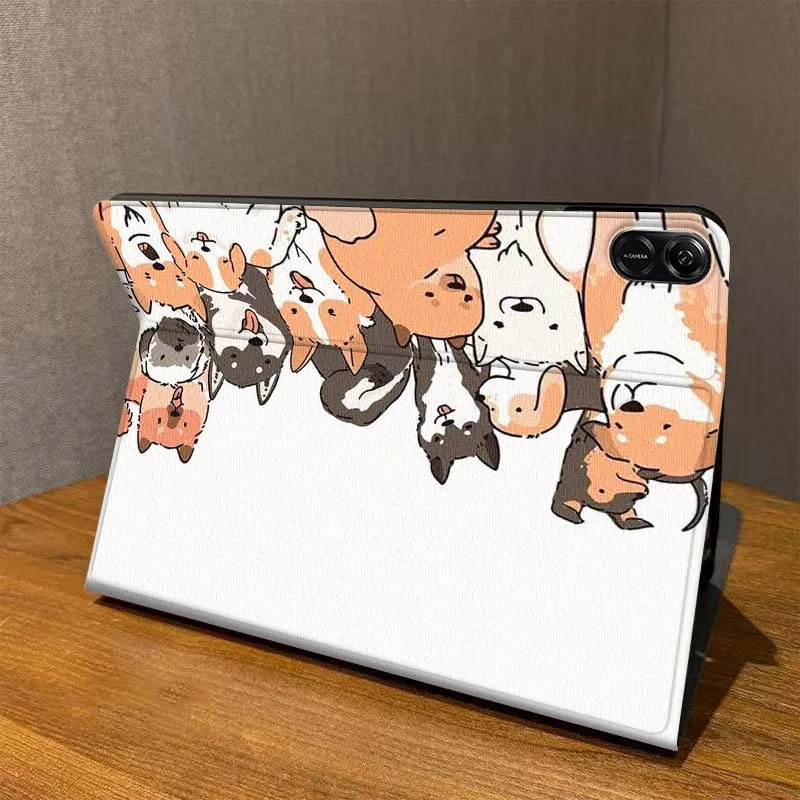 Animal de dibujos animados gatito cachorro para Huawei MediaPad MatePad Air M6 M5 M2 T10s T5 C5e 10 11 12X10,8 SE Pro funda para tableta - imagen 3