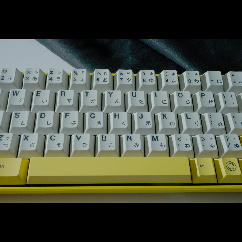 Teclas PBT Serika, teclas japonesas amarillas con perfil de cereza para accesorios de teclado mecánico MX - imagen 5