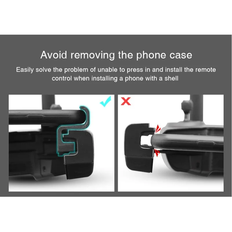 Portable Cellphone Holder For DJI Mavic Mini/SE Clip Mount Phone Holder Stand Bracket For DJI Mavic 2 Pro Zoom Drone Accessories - imagen 3