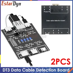 Comprobador de Cables USB-C/Micro USB DT3 – Diagnóstico Cortocircuitos