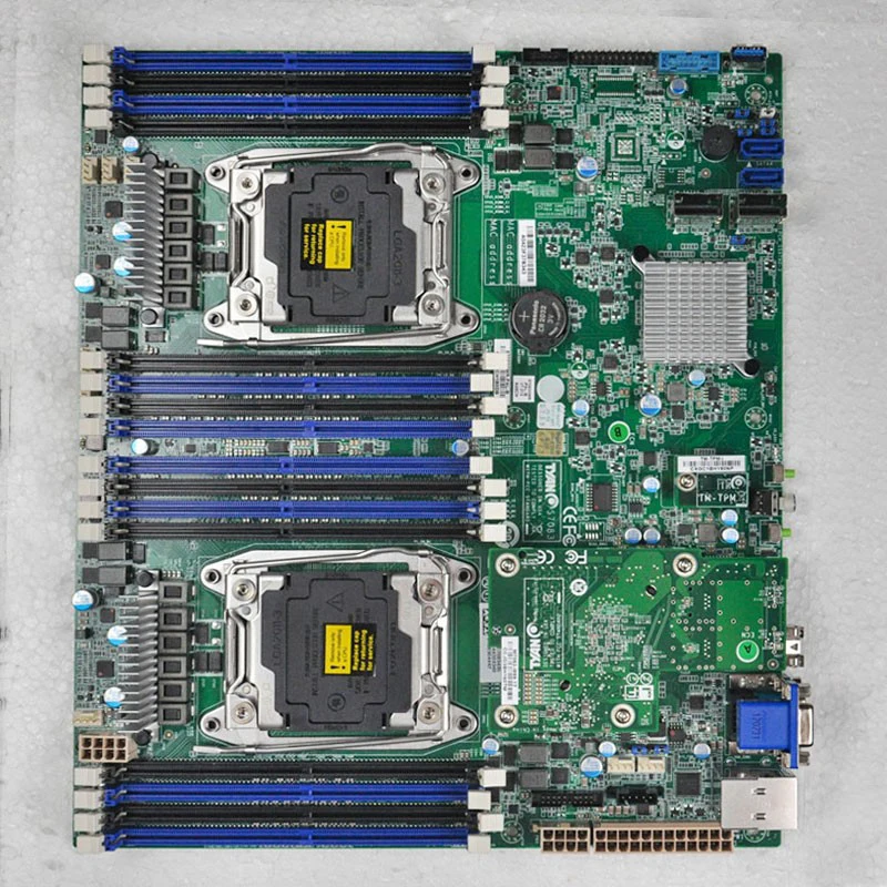 Placa base de servidor bidireccional X99 para TYAN S7083 C612 compatible con E5 2600 V3 V4 alta calidad 95% nuevo - imagen 4
