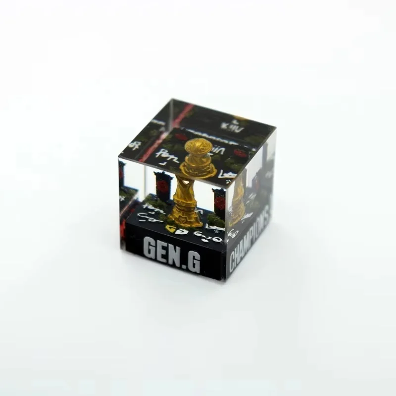 League Of Legends Match 2024 Trophy Keycap Single [réplica] Material de resina Keycap juego tema creativo personalizado Esc regalo - imagen 4