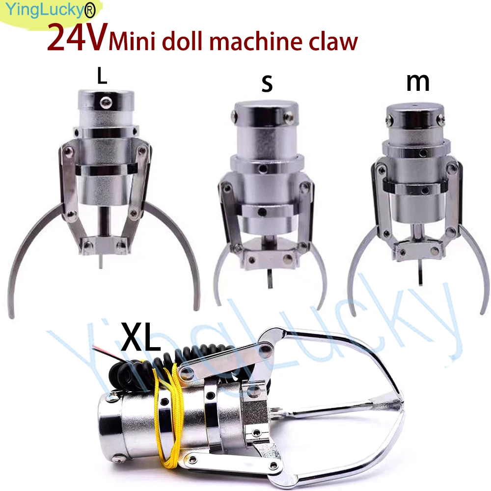 Mini garra de 24V con bobina para grúa, kit de bricolaje, máquina expendedora de juguetes, máquina expendedora de garra - imagen 2