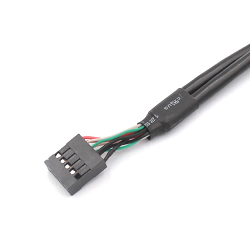 Cable extensión placa base, línea deflectora Pci trasera del chasis, 2 USB 2,0 a 9 pines, envío directo - imagen 3