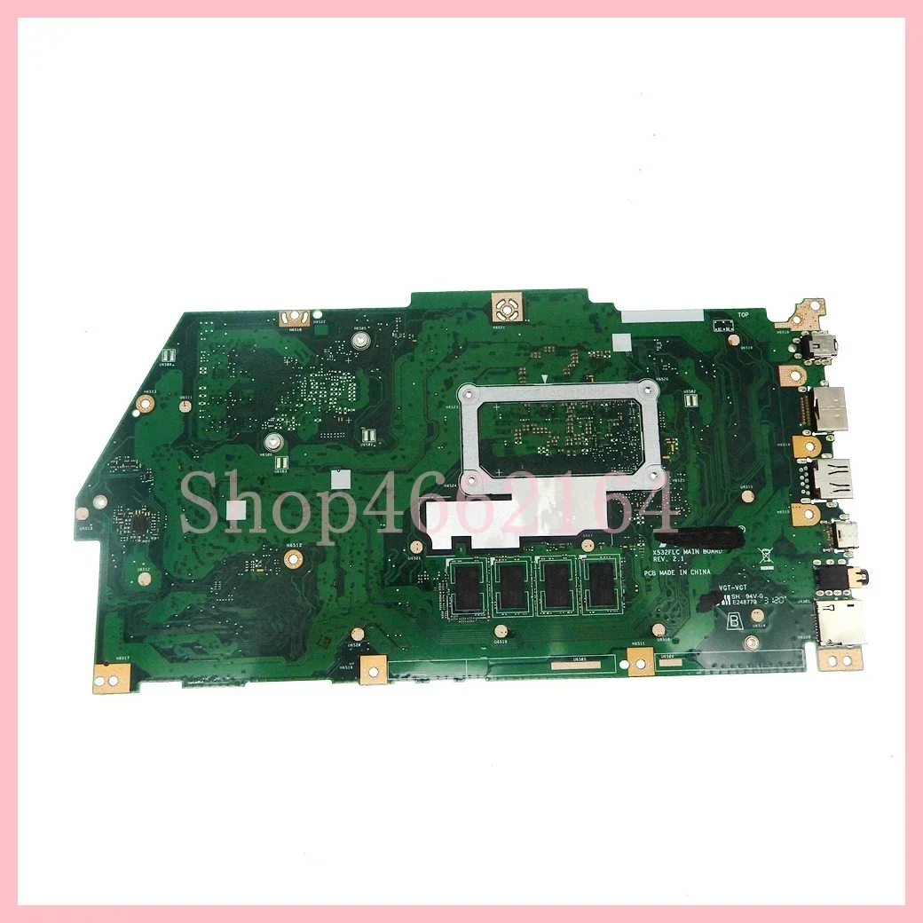 Placa base X532FAC con i5-10210U CPU 4GB/8GB-RAM para For Asus X532FLC X531FLC S531F K531F V531F S532F K532F V532F placa base para ordenador portátil - imagen 3