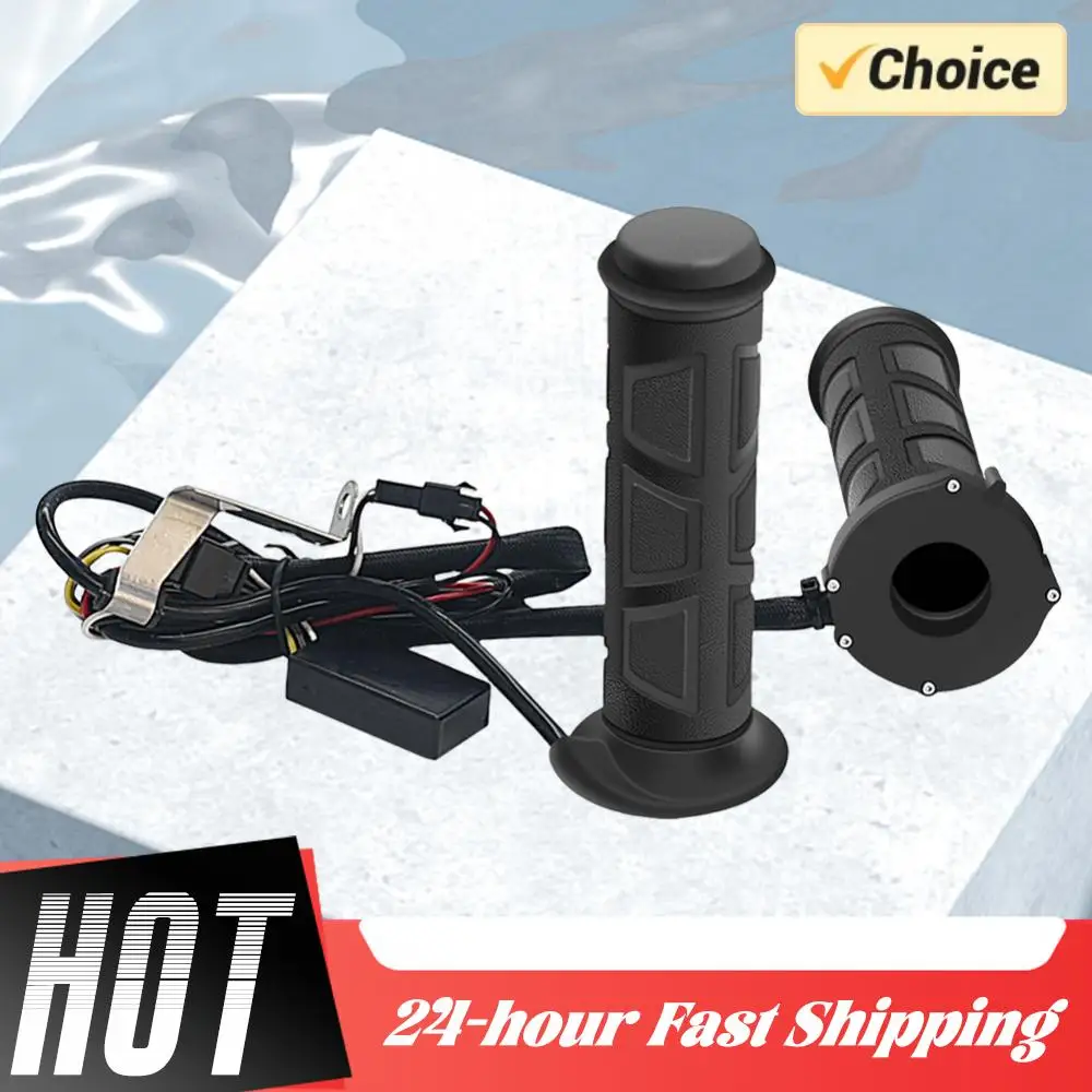 Empuñaduras calentadas a mano para motocicleta de calentamiento rápido, mango de calefacción eléctrica, regulación de temperatura, manillar calefactor para motocicleta de invierno - imagen 2