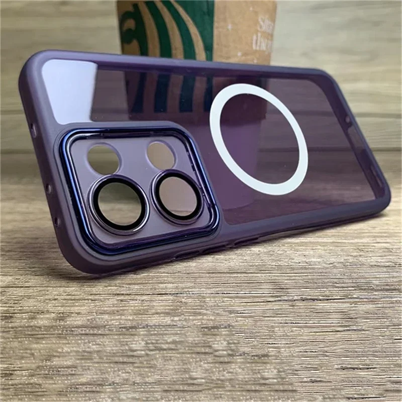 Funda magnética para Infinix Note 40 Pro Plus 5G Note40 4G TPU silicona suave transparente MagSafe cubierta protección de cámara parachoques - imagen 4