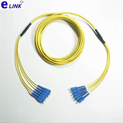 eLink Cable de Fibra Óptica Monomodo LC-LC con Puente