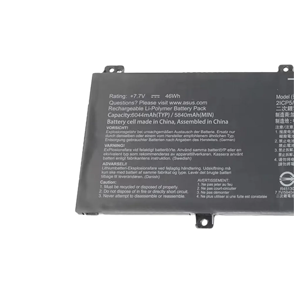 C22N1626 7,7 V 46Wh 6044mAh batería Original del ordenador portátil para Asus ChromeBook C213 C213NA C213SA C403 C403NA 0B200- 02440100 - imagen 2