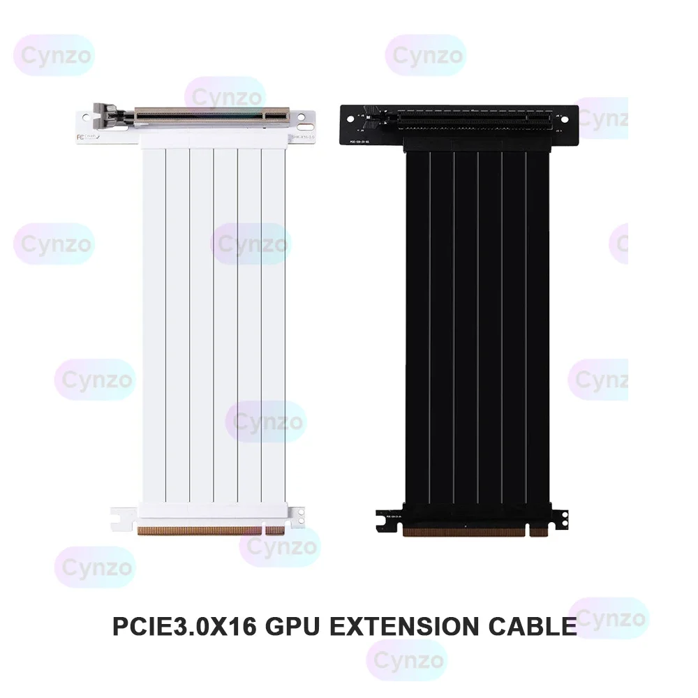 PCIe3.0x16 elevador de 90 grados, Cable de extensión de tarjeta gráfica, marco de caja de PC abierto adaptador de transferencia de cinta extensora PCI Express - imagen 2