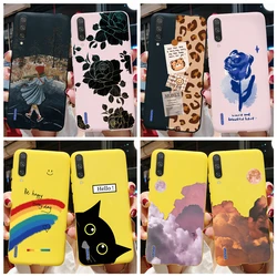 Xiaomi Mi A3 Funda Flores Animadas Suave – Antigolpes Elástica Slim
