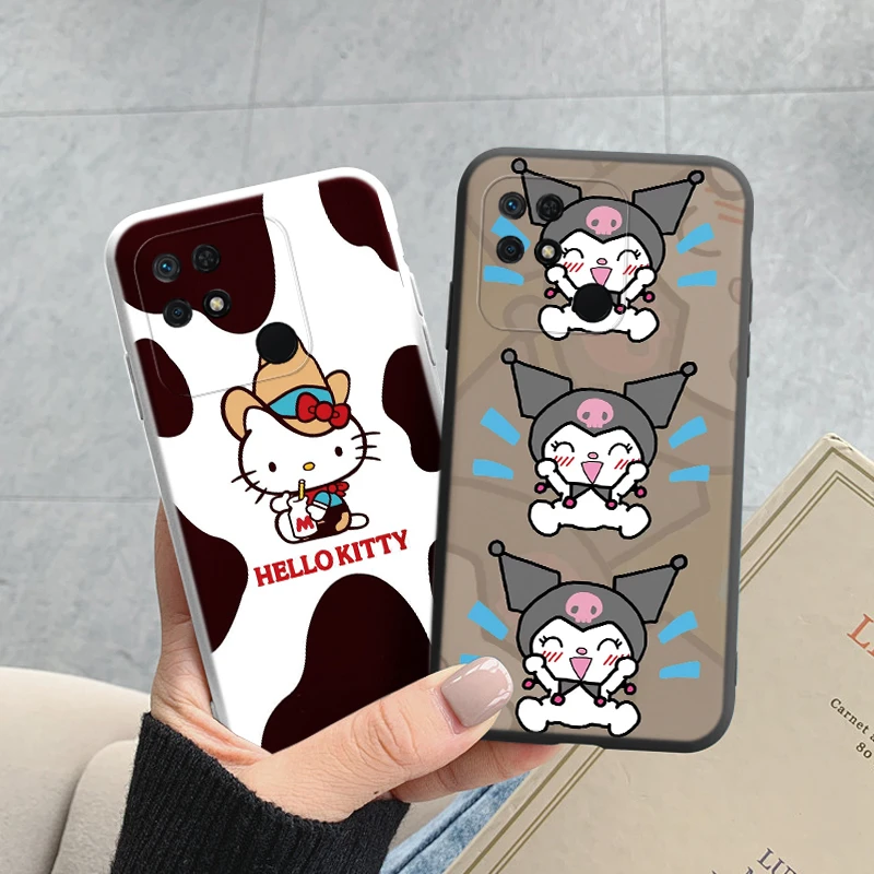 For Redmi 10C Phone Case Kuromi Melody Back Cover Soft Silicone Coque Cartoon Sanrio Funda For Redmi 10 C Redmi10C Cinnamonroll - imagen 4