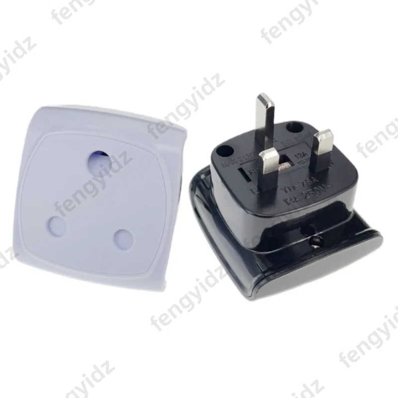 Fengyidz-Adaptador de viaje grande de Sudáfrica a la UE, Reino Unido, enchufe eléctrico 13/16A, toma de corriente CA de Sudáfrica