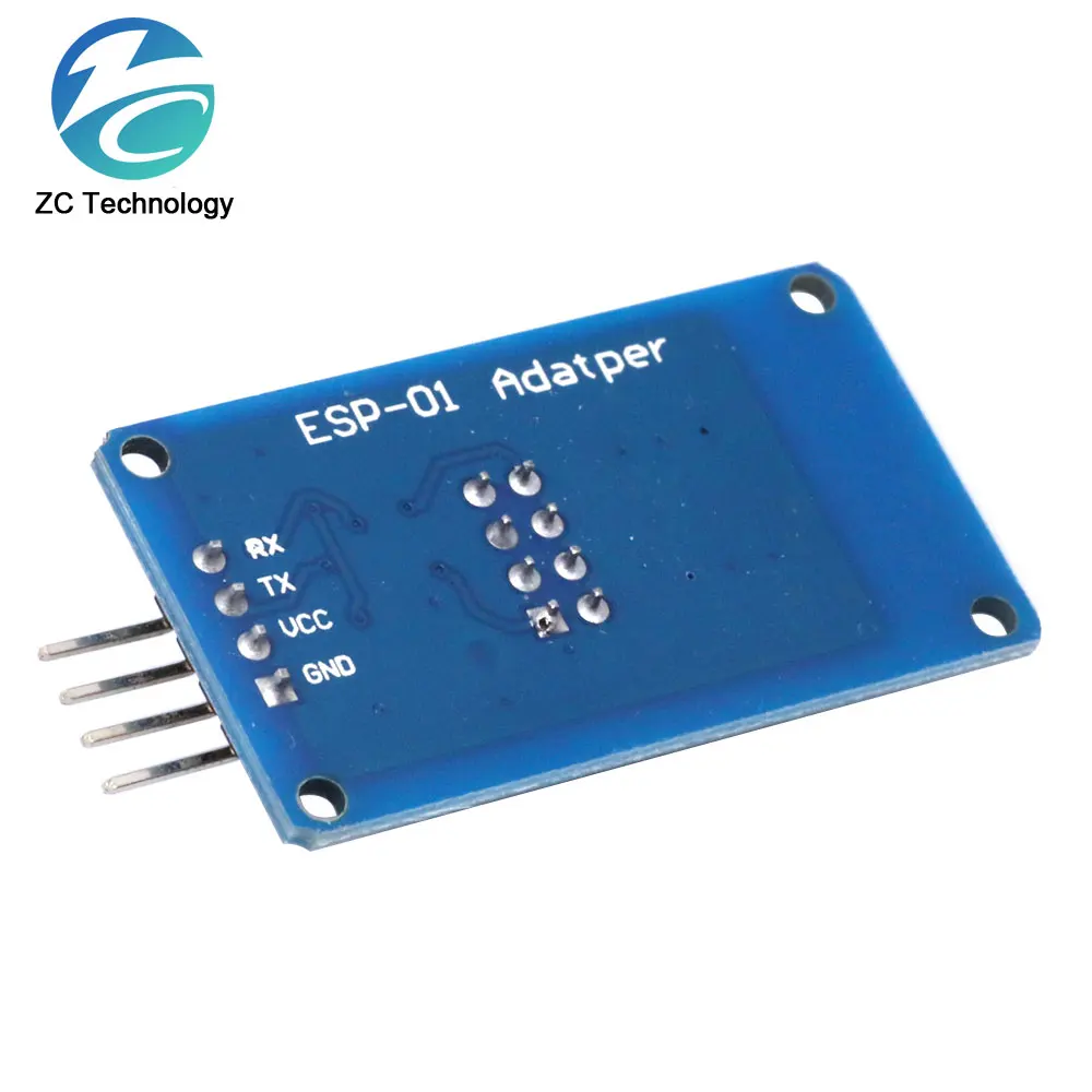 Módulo adaptador inalámbrico WiFi ESP8266, serie ESP-01, 3,3 V, 5V, Esp01, Breakout, adaptadores PCB, Compatible con Arduino - imagen 4