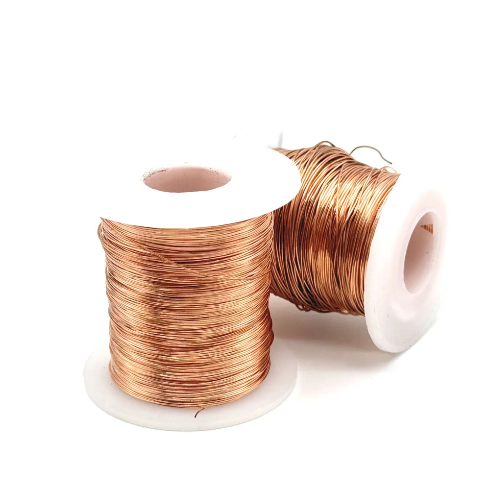 Rollo de alambre de cobre puro T2, bobina de cobre conductor, diámetro de línea desnuda 250/0,1/0,15/0,2/0,3/0,4-0,5mm, 2,0g - imagen 4