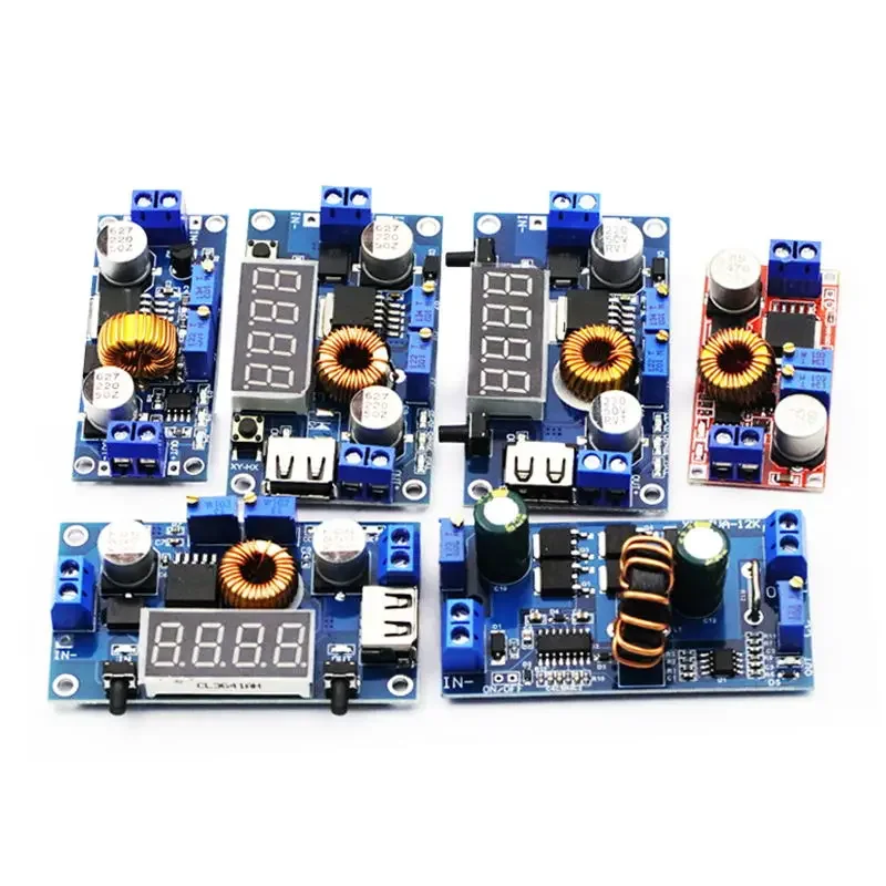 1 Uds 5A voltaje constante corriente constante placa de módulo de potencia reductor voltaje de carga carcasa de pantalla de potencia de corriente - imagen 3