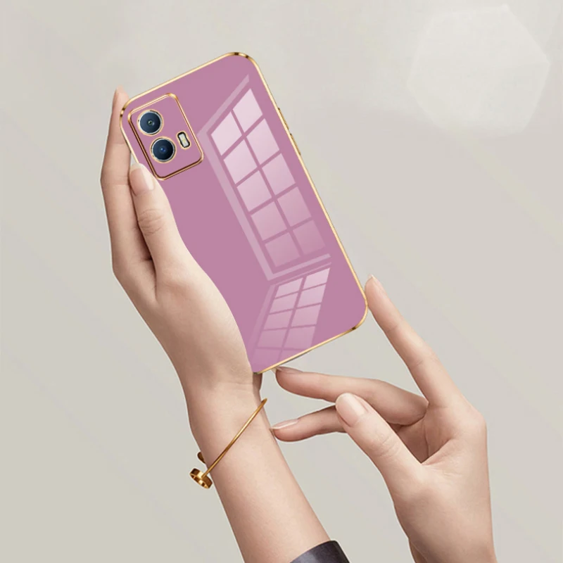 Funda para Motorola Moto G53 G73 G23 G16 G72 G62 G60S G60 G52 G82 G71S G50 Funda de silicona suave femenina chapada de lujo Carcasa - imagen 5