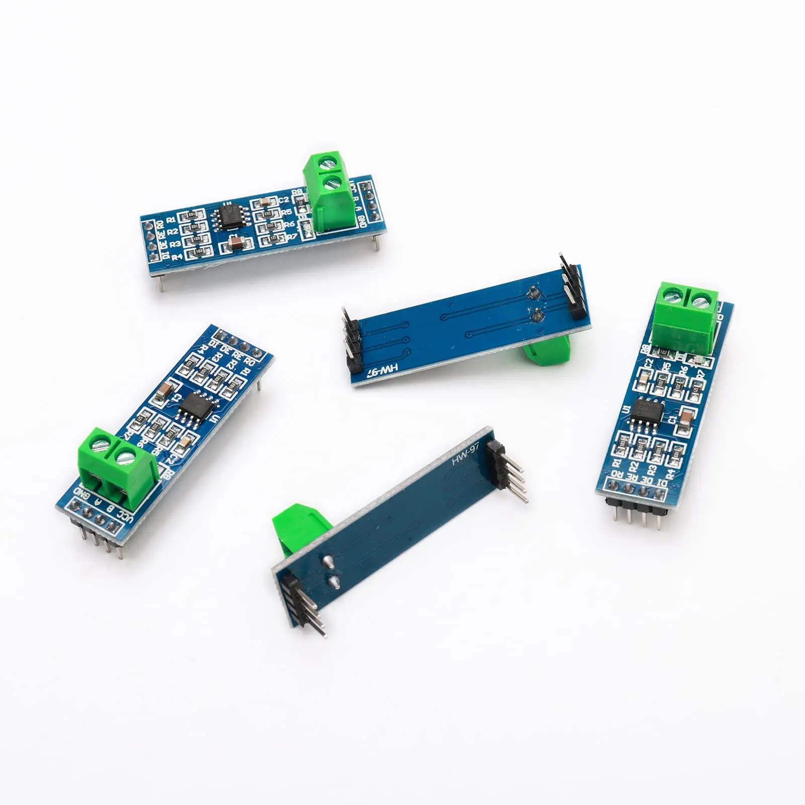 5/10 Uds MAX485 módulo transceptor RS485 TTL UART serie a módulo de RS-485 para Arduino Raspberry Pi Control Industrial - imagen 2