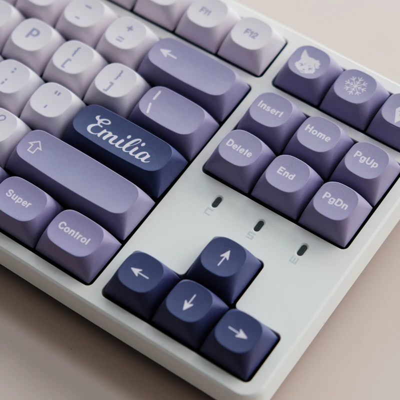 GMK Frost Witch Keycaps Noel Botanical Fuyu Keycap, perfil MA, PBT Dye, sublimación, teclado mecánico para MX Switc - imagen 3