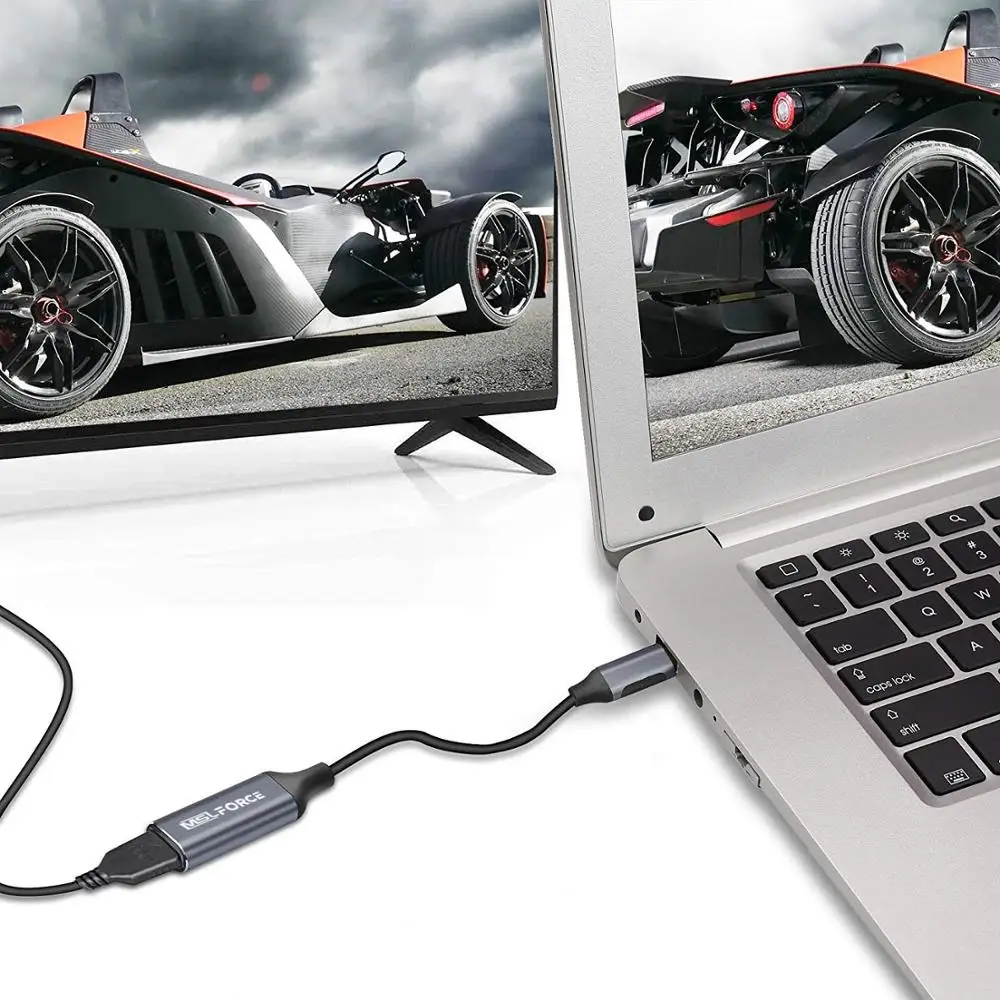 Cable adaptador USB tipo C a HDMI, convertidor macho a hembra de USB-C para MacBook 2019, Huawei, Matebook, Samsung S8 - imagen 5