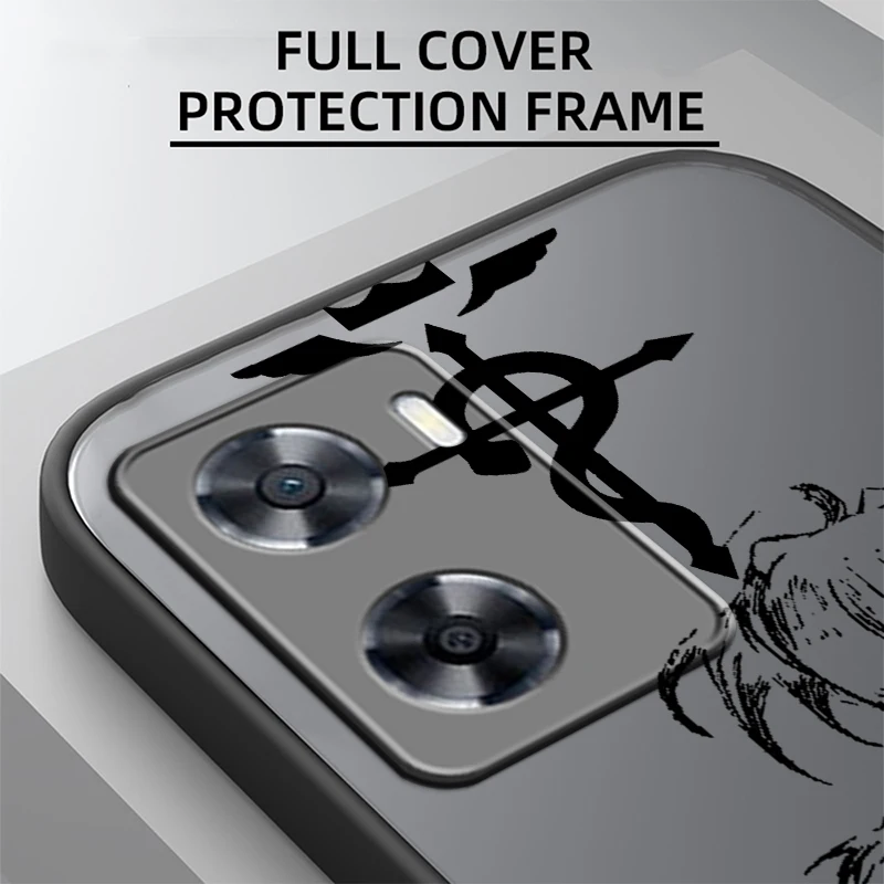 Fullmetal Alchemist Anime Movie translúcido esmerilado para OPPO X5 X3 A54S A5 A94 A16 A53S A57 A74 A72 A96 A98 A78 5G TPU - imagen 4