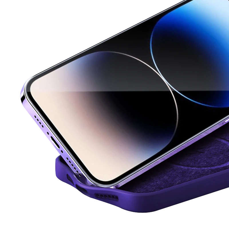 Funda Original de silicona líquida a prueba de golpes para iPhone, 11, 12, 13, mini, 15, 14 Pro Max, 14, 15 Plus, X, XR, Xs max, funda cuadrada suave - imagen 3