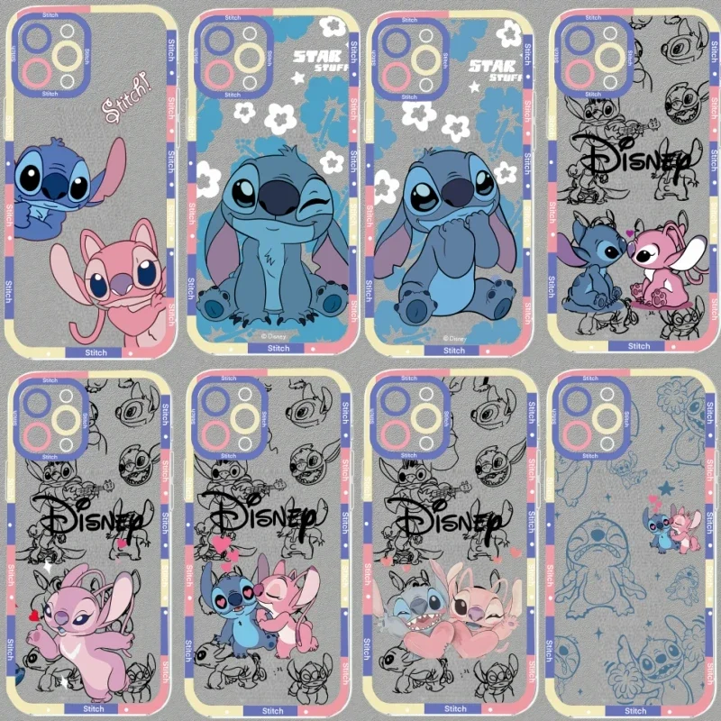 Precioso punto Ángel travieso funda de teléfono para IPhone 16 15 14 12 11 Pro Max 13 Mini 16E XR 8 Plus SE4 cubierta trasera de marca de tendencia transparente - imagen 2