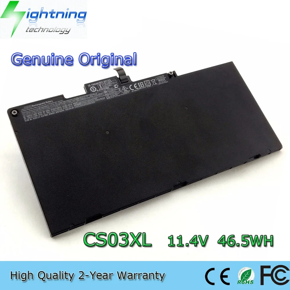 Nueva batería Original y genuina para ordenador portátil CS03XL 11,4 V 46,5 Wh para HP Elitebook 745 840 G3 G4 854108 -850 800513 -001 HSTNN-IB6Y et