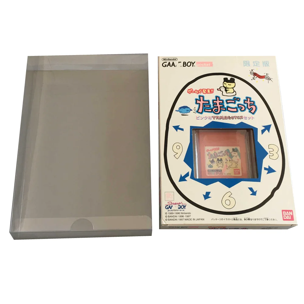 Protector de caja transparente para Nintendo GAME BOY POCKET/GBP/Tamagotchi, caja de almacenamiento TEP, estuche de exhibición transparente