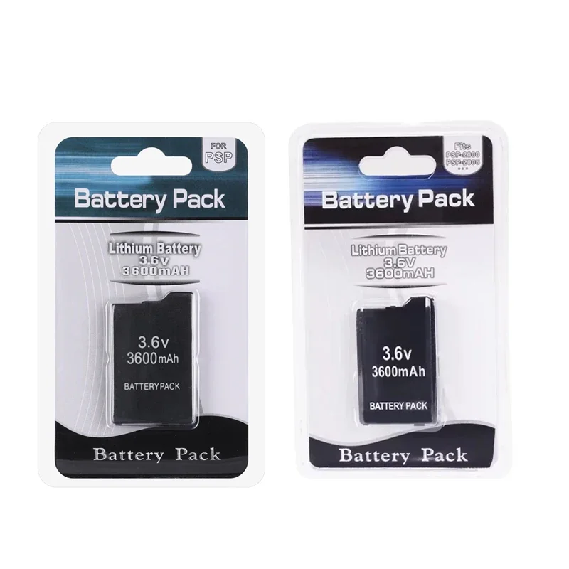 1 Uds 3,6 V 3600mAh Gamepad batería recargable de litio para PSP1000 PSP-110 baterías de repuesto para consola PSP2000 PSP3000