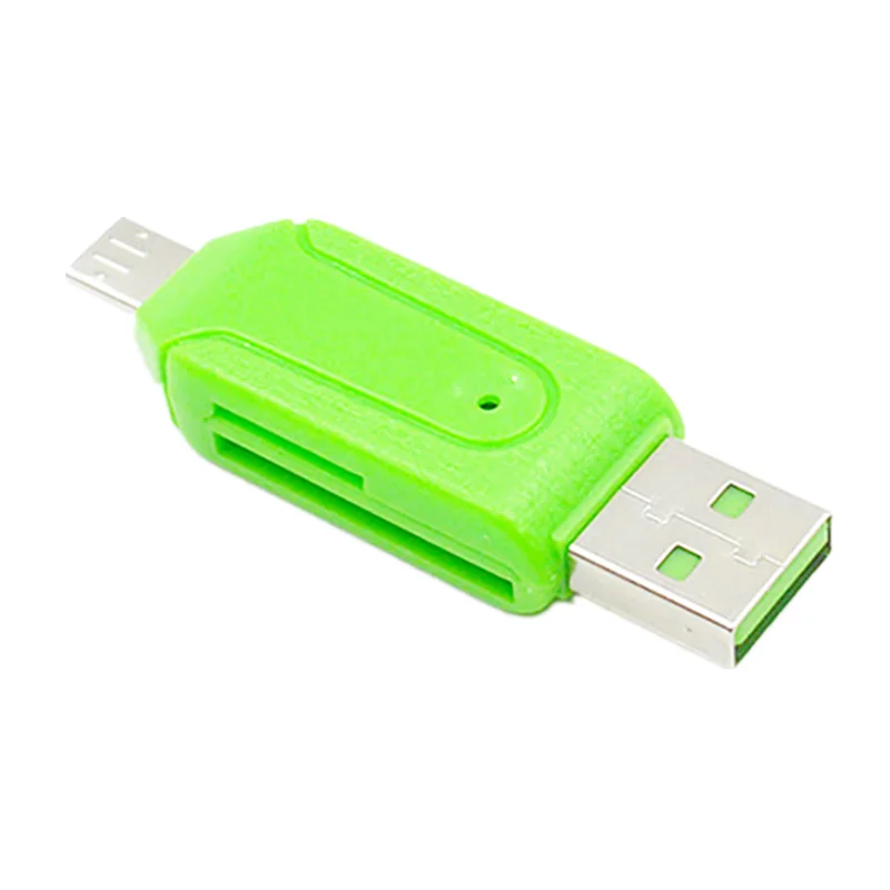 Lector de tarjetas USB2.0 a SD Adaptador de memoria TF Memoria TF de alta velocidad Lector de tarjetas 2 en 1 para PC Accesorios para portátiles - imagen 3