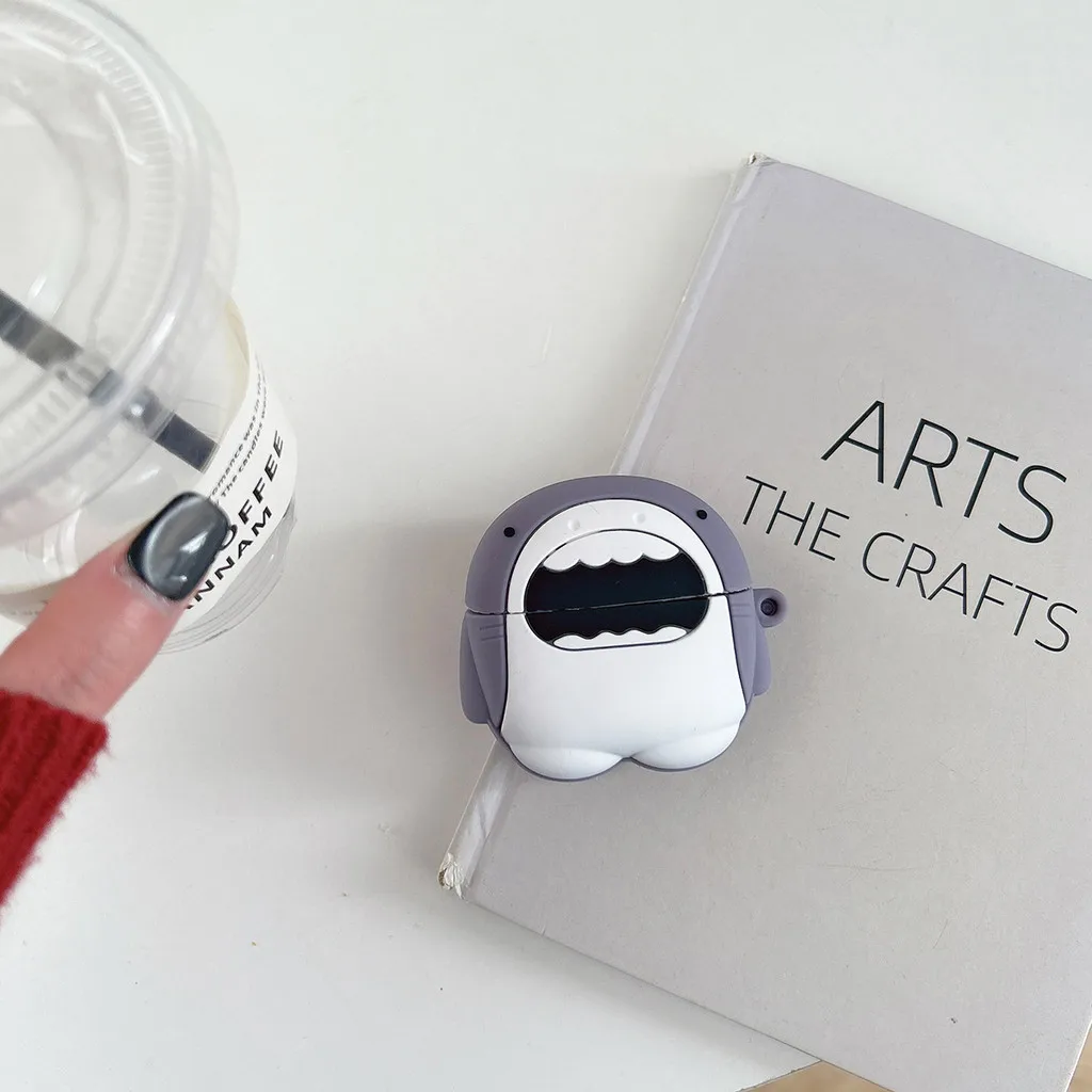 Para RedMi Buds6 Lite funda de dibujos animados Shiba Inu Shark Linda funda suave de silicona RedMi Buds6 Lite funda protectora - imagen 5