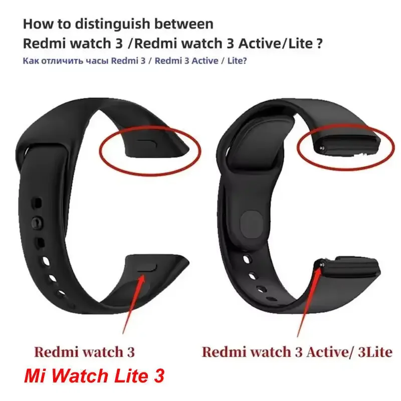 Correa de acero inoxidable de lujo para Redmi Watch 3, pulsera de repuesto para Xiaomi Redmi Watch 3/Mi Watch Lite 3, Correa - imagen 2