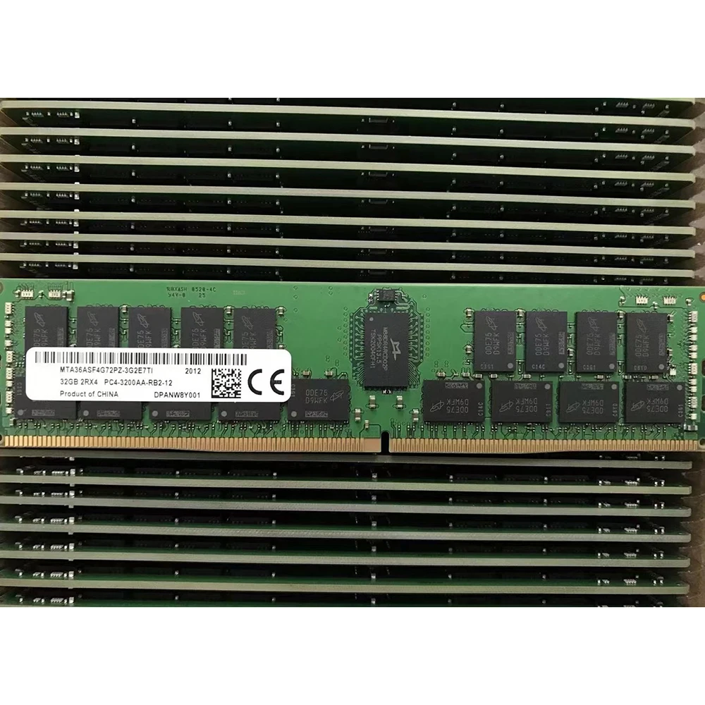 Memoria del servidor RAM 32GB 2RX4 DDR4 3200 PC4-3200AA-R MTA36ASF4G72PZ-3G2E7 para MT - imagen 3