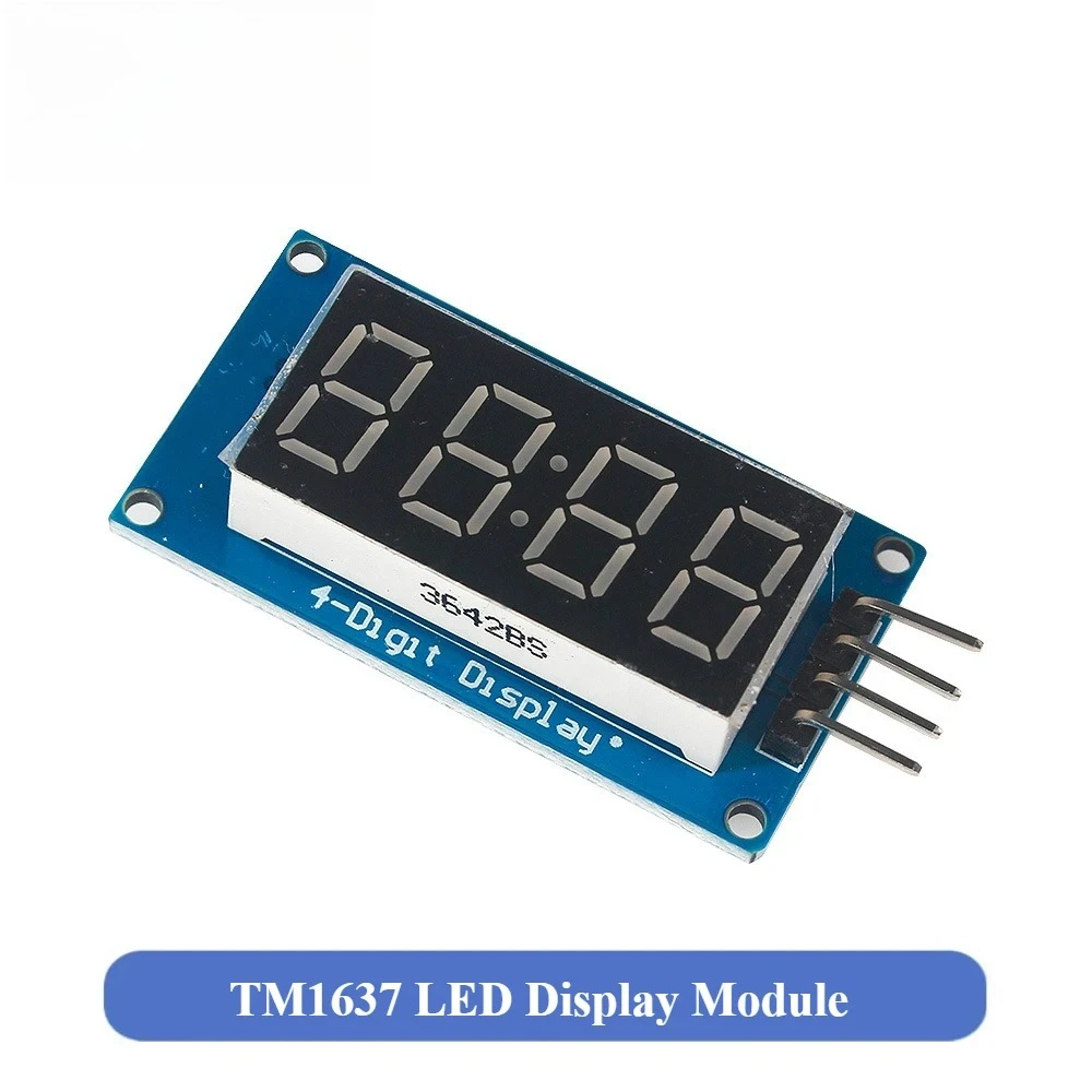 Módulo de pantalla LED Digital TM1637 de 4 Bits, 0,36 pulgadas con reloj de horas, tubo de ánodo rojo, placa de controlador de cuatro series, accesorios de ladrillos - imagen 2