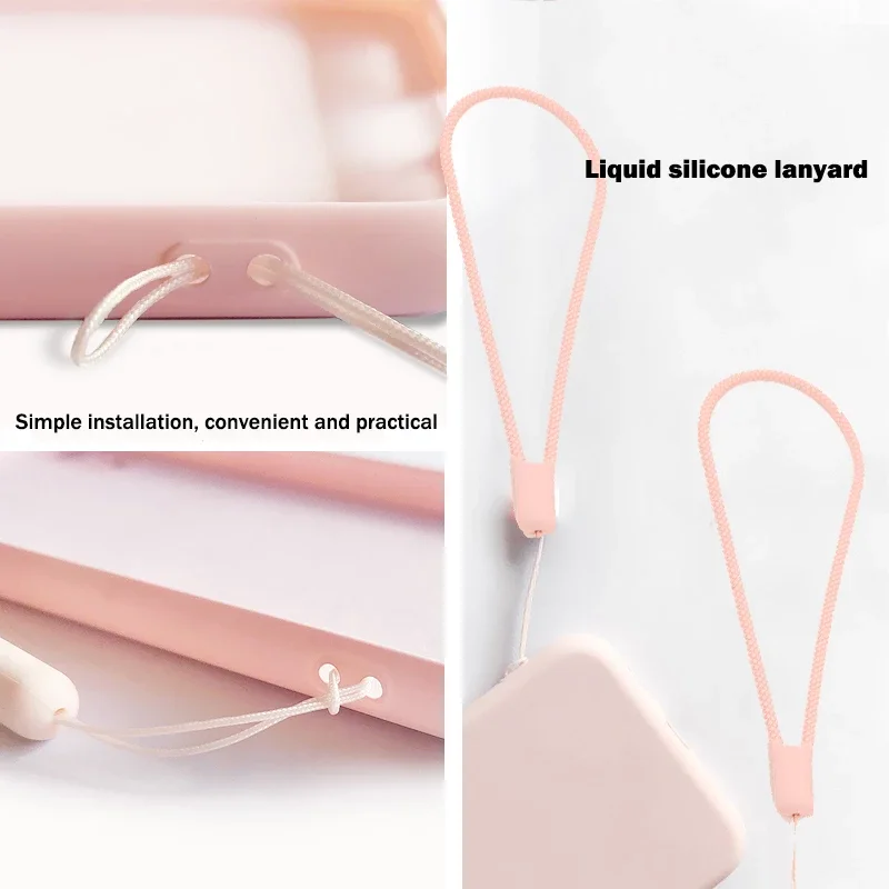 Funda de silicona cuadrada Original para Samsung Galaxy, funda con cordón oficial para Samsung Galaxy A33, A53, A73, 5G, A13, A52S, A12, A22, A32, A52, A72 - imagen 5